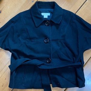 MICHAEL wool cape jacket